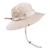 Chapeaux de soleil en maille casquettes de pêche Protection solaire UV chapeau de seau à large bord été respirant pour la randonnée jardin Safari plage voyage Bonnet