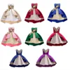 Abiti da ragazza 2 3 4 5 6 7 8 9 anni Summer Children Party Dress Ball Gown Appliques Vest Skirt Birthday Gift Kid Princess Abbigliamento