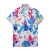 Luxuryss Designer Shirts Mens Fashion Chemise de bowling à imprimé géométrique Hawaii Floral Casual Shirts Hommes Slim Fit à manches courtes Variété m-3xl 00