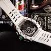 Luxury Mechanical Watch Richar Mills Rm11-03 Swiss Automatic Movement Sapphire Mirror Imported Rubber Watchband Vabes