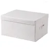 Sacs de rangement Tianshan Box Fabric Folding Moisture-Proof Dust-Proof Cover Triing Washable Clothes