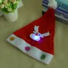 Decorazioni natalizie Kid Cheer Hat Bambini Babbo Natale Renna Pupazzo di neve Cappello da festa di Natale 4