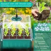 Grow Lights Vassoio di avviamento per semi con luce Kit da 5 pezzi Luminosità regolabile Umidità per la coltivazione indoor Germinatina