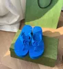 여성 디자이너 EVA 슬리퍼 폼 플립 플롭 밝은 색상 레이디 패션 여름 해변 슬라이드 소녀 캐주얼 신발 35-42 선물 상자