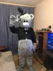 마스코트 의상 귀여운 곰 고품질 만화 캐릭터 의상 성인 크기 크리스마스 카니발 생일 파티 야외 복장