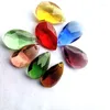 Chandelier Crystal Selling 100pcs/lot 28mm Multicolor K9 Marquis Pointed Pear Pendants Glass Lighting Part For Suncatcher