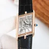Hollow Mens Watch Automatic Mechanical Watches Sapphire 47.15 x 26.2 mm Fashion Business Polshipwatch Montre de Luxe