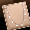 Anhänger Halsketten Edelstahl Exquisite Schmetterling Temperament Kette Halsband Alltagskleidung Halskette Für Frauen Schmuck Trendy