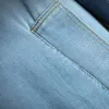 Rów męskich płaszczy jesienna swoboda luźna dżinsowa dżinsowa dżinsowa wiatrówka M5xl stały kolor Lapel z długim rękawem pojedynczy piersi prosta 230331