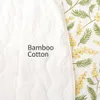 Sacs de couchage Elinfant doux né bébé sac bambou coton chaud portable couverture hiver impression gilet sommeil sac 230331
