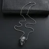Pendant Necklaces Retro Hip-hop Skull For Women Men Rock Domineering Personality Skeleton Necklace Punk Stainless Steel Jewelry