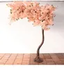 Dekorativa blommor Champagne Artificial Cherry Blossom Big Tree High Simulation Sakura For Home Garden Outdoor Decor Chuldedekorationer