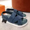 Sommermarke elektrische Sandalen Schuhe Gummi -Sohle -Männer breite leichte Sohle Kalbskalbeme Sandalen Strand Folie lässige Wohnungen Rutschen Komfort Walking