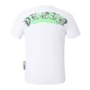 pleinxplein design Men's T-Shirts Designer slim fit pp T-shirt Summer rhinestone Round Neck plein shirt Skulls Streetwear black 402 color