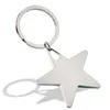 Party Favor Nowator Ward Star w kształcie gwiazdy Kluczowe łańcuchy metalowe gwiazdy Kluczowe pierścionki na prezenty Bezpłatna wysyłka