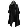 Hommes Trench Coats Haute Qualité Hommes Unisexe Casual Point Ouvert À Capuche Longue Cape Cape Manteau Hip Hop Hommes Solide Lâche manteau 230331