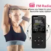 MP3 MP4 Players Player Rechargeable Record Display Screen Portable Lossless Sports Walking Music Play with Micrphone Red 230331