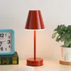 Lampy stołowe żelazko półprzezroczyste akrylowe przełącznik dotykowy przenośny biurko lampy