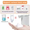 Articoli vari per la casa Dispenser di sapone in schiuma Sensore automatico touchless USB Smart Foam Machine Dispenser di sapone liquido a infrarossi da 300 ml Pompa disinfettante per le mani