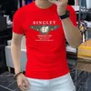 Camiseta de camiseta de grife casual com impressão de manga curta para venda masculino de luxo Hip Hop Clothing Asian Size M-7xl