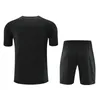 2023 PSGs Soccer Jersey Tute Sportswear tuta da allenamento da uomo Tuta a maniche corte Tuta da calcio kit 22 23 Paris uniforme felpa chandal Set maglione