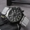 Ro2 Wrist for 2023 New Mens Watches All Dial Work Quartz Watch High Quality Top Brand Chronograph Clock Rubber Watch Band Men Fashion R02