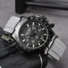 RO2 handledsklockor för män 2023 Nya herrklockor Alla Dial Work Quartz Watch High Quality Top Luxury Brand Chronograph Klocka RUBBERVIKA BAND MEN Fashion R02