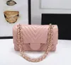 Designer Tassen Crossbody Tas Klassieke Flap Schoudertas Koeienhuid Echt Leer Mode Portemonnee Gouden Ketting Schoudertassen Handtassen Voor Vrouwen CC Bags Luxe Vrouwen