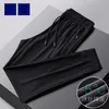 Pantalons pour hommes été respirant glace soie noir pantalons de survêtement hommes joggeurs vêtements de sport pantalons baggy homme décontracté pantalon de survêtement taille 7XL 8XL 9XL W0325