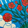 Tapices Cutelife Nordic Ins tela flores arte tapiz tela dibujado a mano macramé pared dormitorio apartamento decoración 230330
