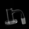Full Weld Beveled Edge Quartz Banger Accessories 14mm 18mm 10mm With Grid Bottom For Dab Rig Water Pipes