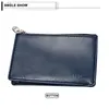 Wallets Men Ultra-thin Short Wallet Simple Zipper Coin Purse Solid Color PU Leather Card Holder Organizer Bag Pocket