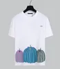 Summer New Short Sleeve T Shirt Double Yarn Fabric Stereo Letter Shirt Printing Women Men's Round Neck T Shirt Original Sweatshirt Polo Shirt u837s