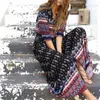 Casual Dresses Bohemian Printing Long Dress Women Maxi Floral Print Retro Hippie Vestidos Chic Brand Clothing Boho 2023