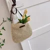 Evening Bags Straw Woven Bag Ladies Fashion Hundred Casual Single Sholder Messenger Beach Women Simple Travel Storage Handbags