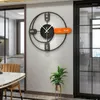 Horloges murales décoratives grande horloge 3d décoration décoration de la maison salon pour chambre mode murale décor montre