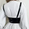 Ceintures Femmes PU Cuir Taille Corset Vintage Minceur Corps Shaper Gothique Underbust Ceinture All-match Robe Ceinture Élastique CeintureCeintures