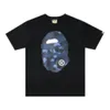 T-shirts A Bathing Ape Gorilla Head Camo 2023 White Tee 5 Lhu65