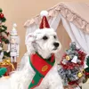 Dog Apparel Pet Cat Christmas Hat Holiday Birthday Costume Cap Xmas Day Headwear Headbands Happy Year Decor Caps Accessories