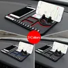 Ny silikonbil Anti-Slip Mat Auto Phone Holder Sticky Anti Slide Dash Phone Mount Parkeringsnummer Kort Bil Pad Mat biltillbehör