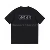 Magliette da uomo Design Logo Lettera Stampa Manica corta High Street T-shirt traspirante Moda casual Coppia Top Nero Bianco