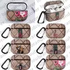 case voor airpod case airpods pro 2 airpod pro 3 case 3e 2e hoofdtelefoon cover designer snake tijger bij brief bluetooth oortelefoon beschermer oplaaddoos haak