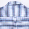 Mäns avslappnade skjortor m ~ 7xl högkvalitativ 100% bomull Oxford Men's Plain Shirt Men's Brodery Casual Long Sleeve Men's White Blue Dress Shirt 230331