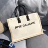 مصمم Weekender Gauche City Barge Shop Bag Luxury Top Handle Canvas City Linen Beach Beach Clutch Tote Bag Womens Mens Handbag Classic Crosspy Hasp Dusty