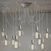 Pendant Lamps Modern White Spider 3/4/6/8/10/12 Heads Lights Creative Heavenly Maids Scatter Blossoms Home Lighting