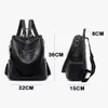 Bolsas escolares 2023 Trend PU Leather Mulheres de luxo Backpack Bolsa fêmea Bag Big Capacity Travel Rucksack ombro 2303331