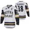 Vin 18 Graham Slaggert Notre Dame Fighting Irish Hockey Jersey 2023 College Jake Pivonka Galajda Spencer Stastney Ellis Landon Slaggert Karashik Leivermann Jersey