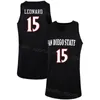 College 0 Devin Watson Jersey Basketball San Diego State Aztecs 5 Jalen McDaniels 21 Malik Pope 15 Kawhi Leonard 21 Jamaal Franklin Nathan Mensah Final Four 2023 NCAA