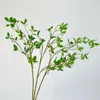 Fiori decorativi Pianta artificiale Aumenta la vitalità Fiore da tavolo Verde Senza irrigazione Simulazione di plastica Ramo Roba per la casa