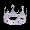 Party Hats King Crown Halloween Ball Dress Up Plastic Crown Scepter Partys Supplies Birthday Crownes Princess Crowns dh4586